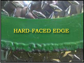 Hard-faced Edge